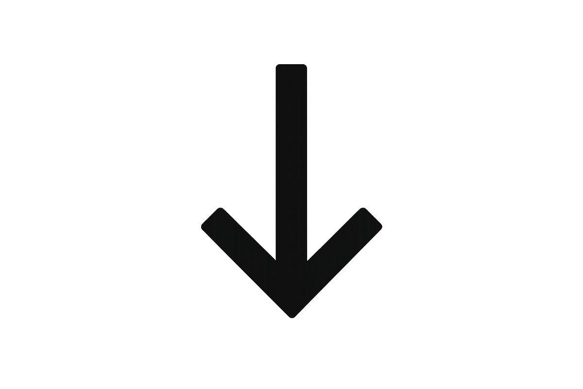 Arrow pointing down